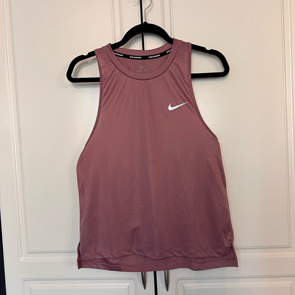 Nike Dri-Fit Running Tank Top - Plum Rose color - Size Medium